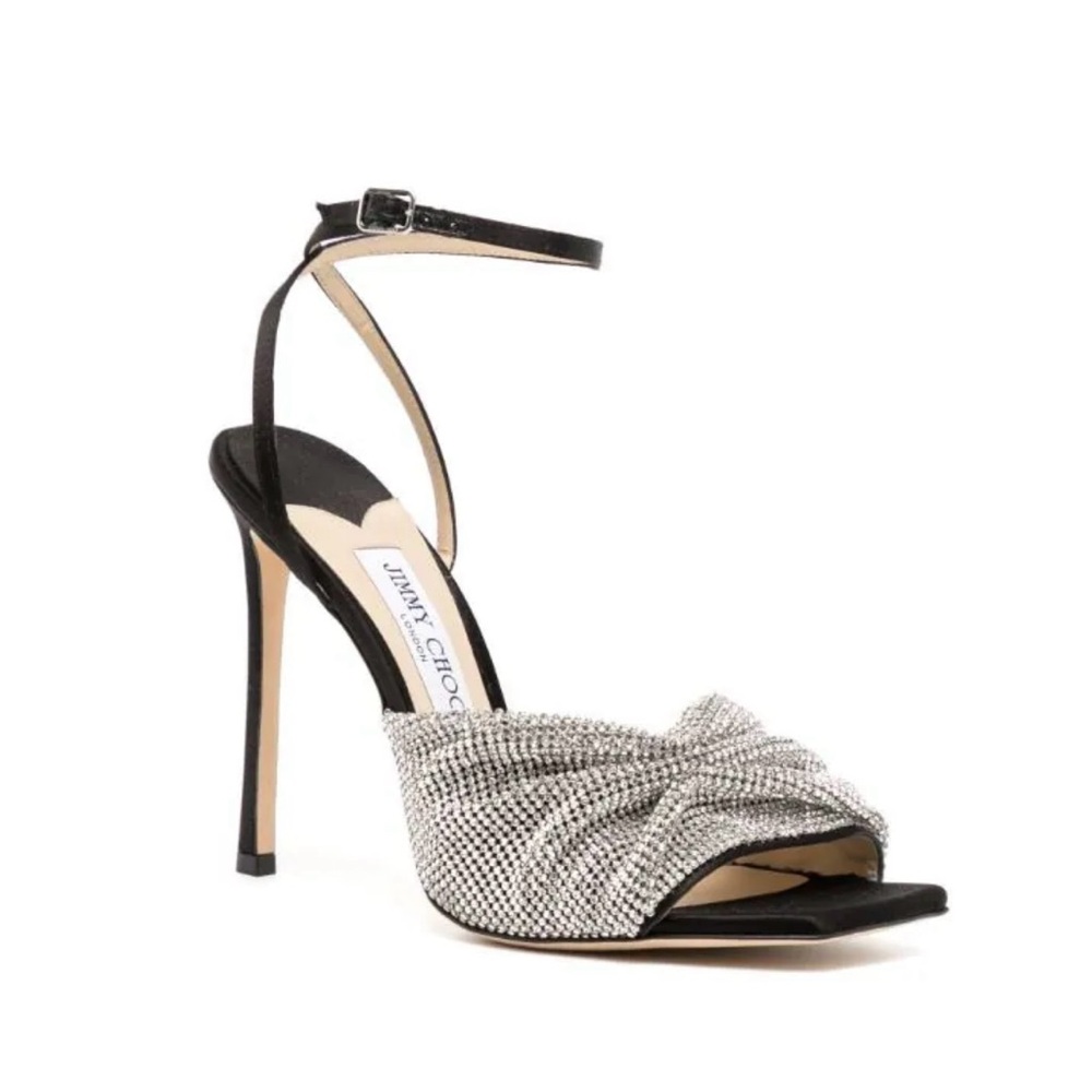 Jimmy Choo Naria crystal-embellished Heel Sandals